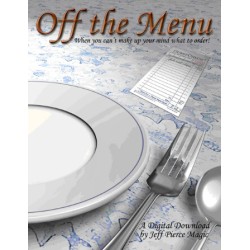 Off The Menu by Jeff Pierce