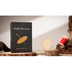 Needle Thru Coin by Nathan Kranzo