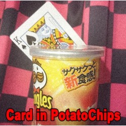 Card in Potato Chips by Tejinaya