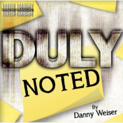 DULY NOTED by Danny Weiser
