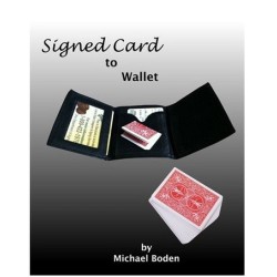 Signed Card to Wallet by Michael Boden