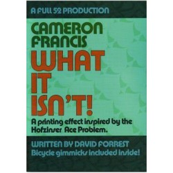 Cameron Francis - What It Isn't