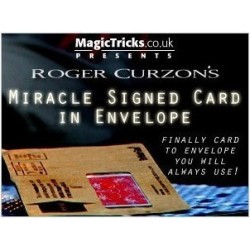 2012 Roger Curzon - Miracle Signed Card in Envelope