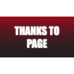 Thanks To Page by Craig Petty