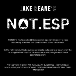 NOT.ESP by Jake Keane