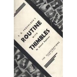 Proudlock's Routine with Thimbles by Edward Bagshawe