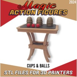 Cups & Balls - 3D Printable Action figure CREATIVITY LAB
