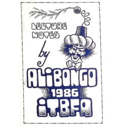 Lecture Notes 1986 by Ali Bongo