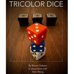 TRICOLOR DICE by Wayne Dobson and Alan Wong