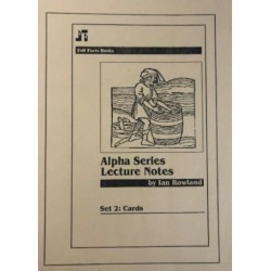 Alpha Series Lecture Notes (Set 2 Cards) by Ian Rowland
