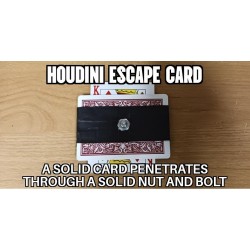 Houdini escape card by Alfonso Solis