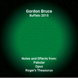 Gordon Bruce - Buffalo 2015 Lecture Notes by Gordon Bruce