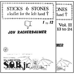 Sticks and Stones a leaflet for the left hand by Jon Racherbaumer