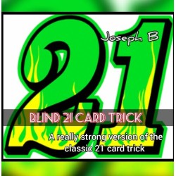 TOTALLY BLIND 21 CARD TRICK by Joseph B.