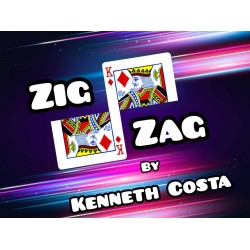 Zig Zag Card by Kenneth Costa