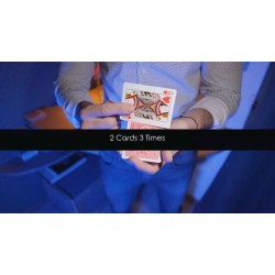 2 Cards 3 Times by Yoann Fontyn