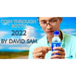Coin Through Bottle 2022 By David Sam