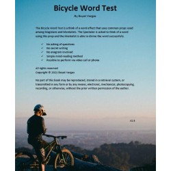 Bicycle Word Test by Boyet Vargas