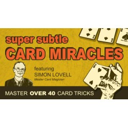 Super Subtle Card Miracles 40+ Card Tricks by Simon Lovell